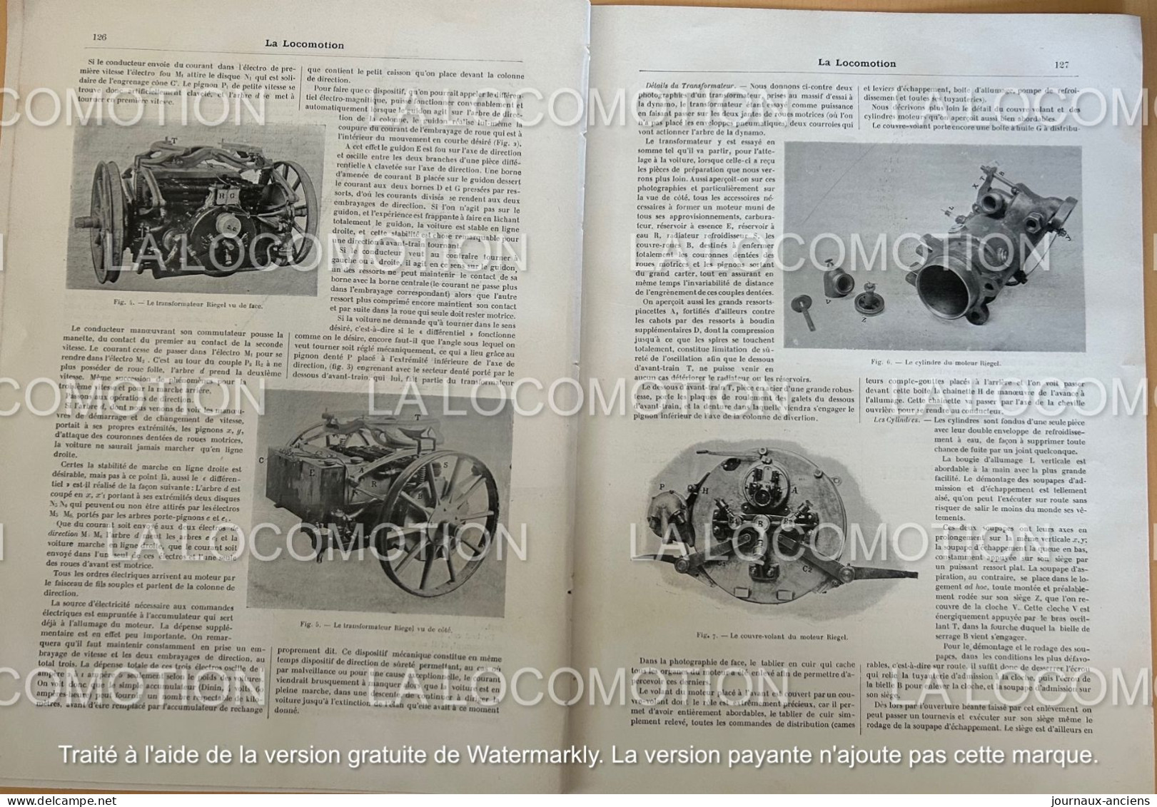1902 Rare Revue LA LOCOMOTION - Automobile Club de France - Tour du Monde - Voitures CLEMENT - Paris = Vienne - RIEGEL
