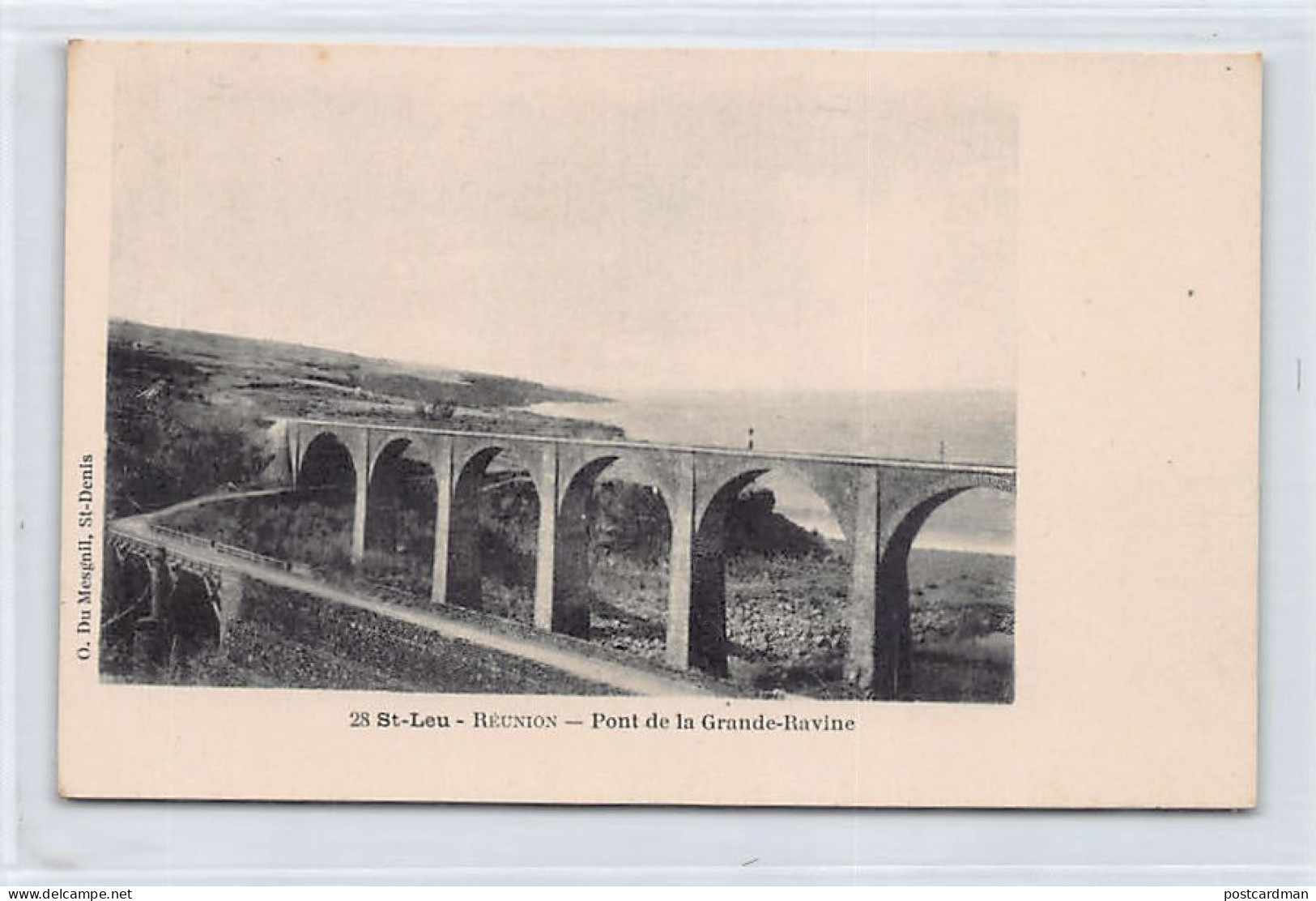 La Réunion - SAINT-LEU - Pont De La Grande-Ravine - Ed. O. Du Mesgnil 28 - Autres & Non Classés