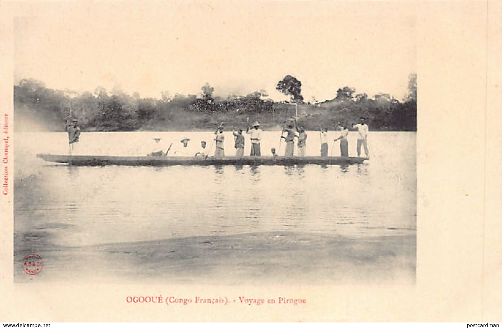 Gabon - OGOUÉ - Voyage En Pirogue - Ed. Champel  - Gabon