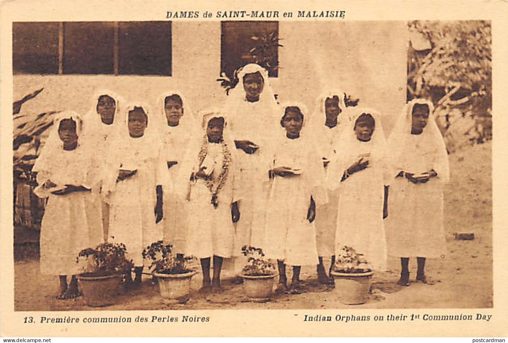Malaysia - PENANG - First Communicants - Publ. Saint-Maur Ladies Orphanage In Malaysia 13 - Malasia