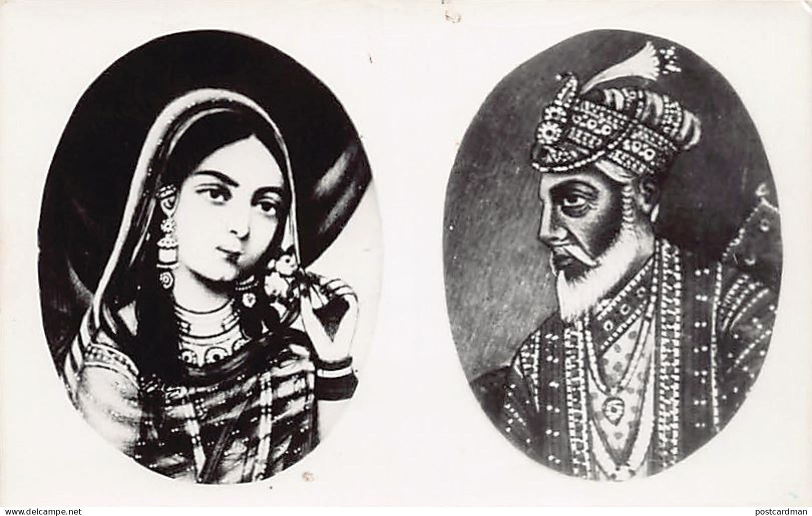 India - Shah Jahan And His Wife Mumtaz Mahal - Publ. Unknown  - India