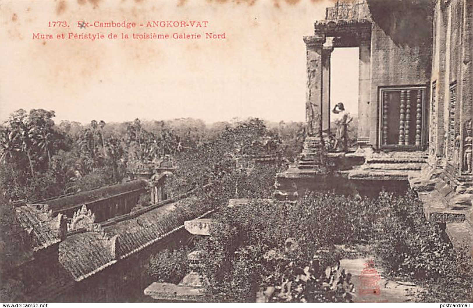 Cambodge - ANGKOR WAT - Troisième Galerie Nord - Ed. P. Dieulefils 1773 - Camboya