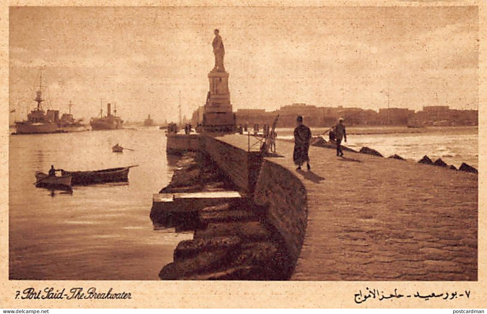 Egypt - PORT-SAÏD - The Breakwater - Publ. Lehnert & Landrock 7 - Port Said