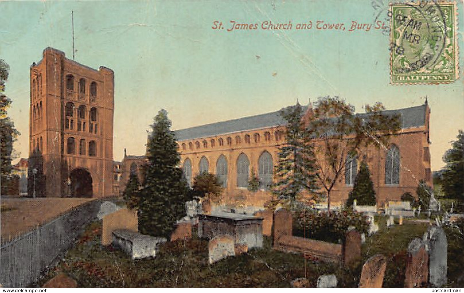 England - Suff - BURY ST EDMUNDS St James Church And Tower - Otros & Sin Clasificación