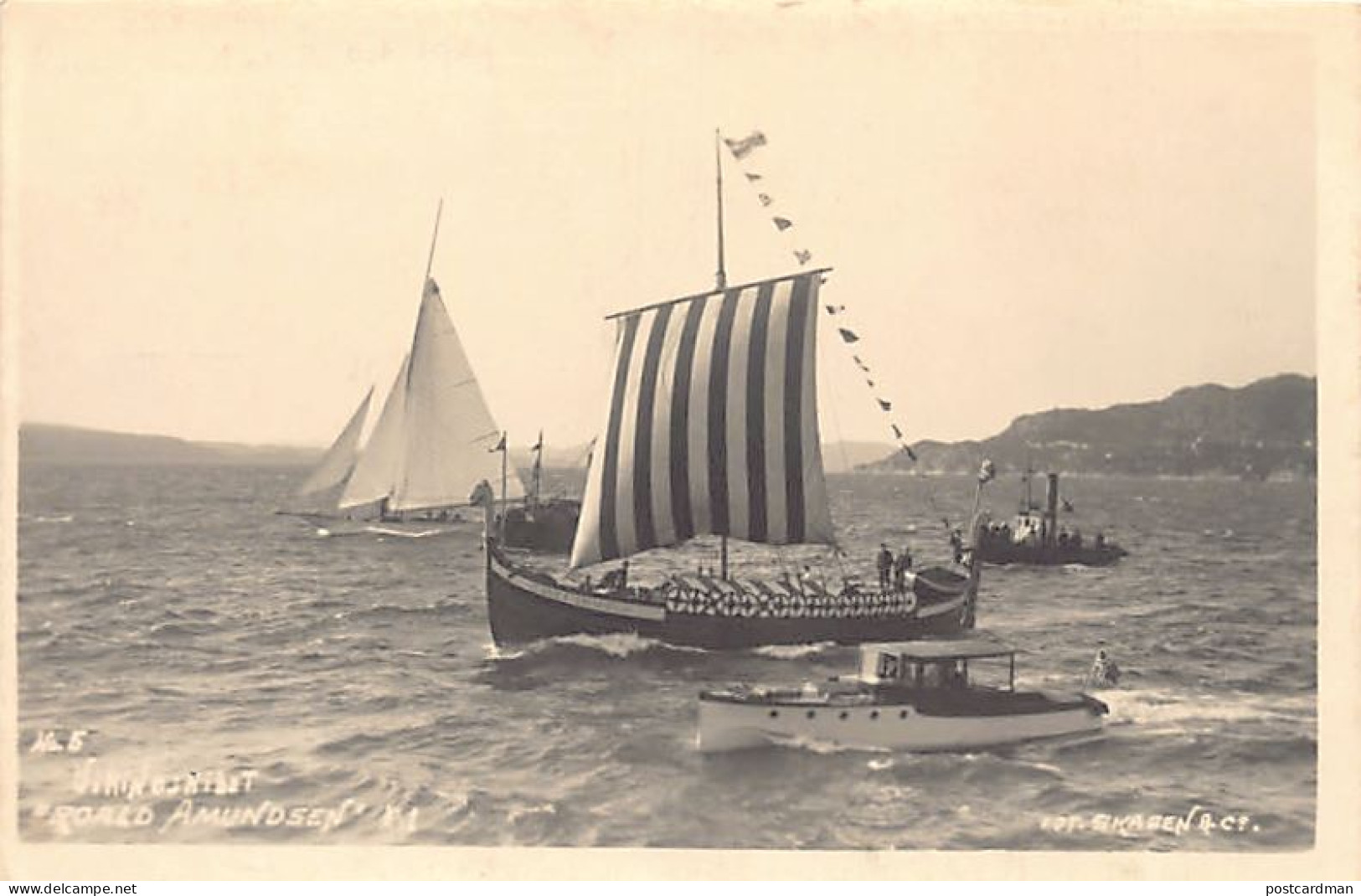 Norway - Roald Amundsen - Vikingskipet - Publ. Skagen & Co. 5 - Norvège