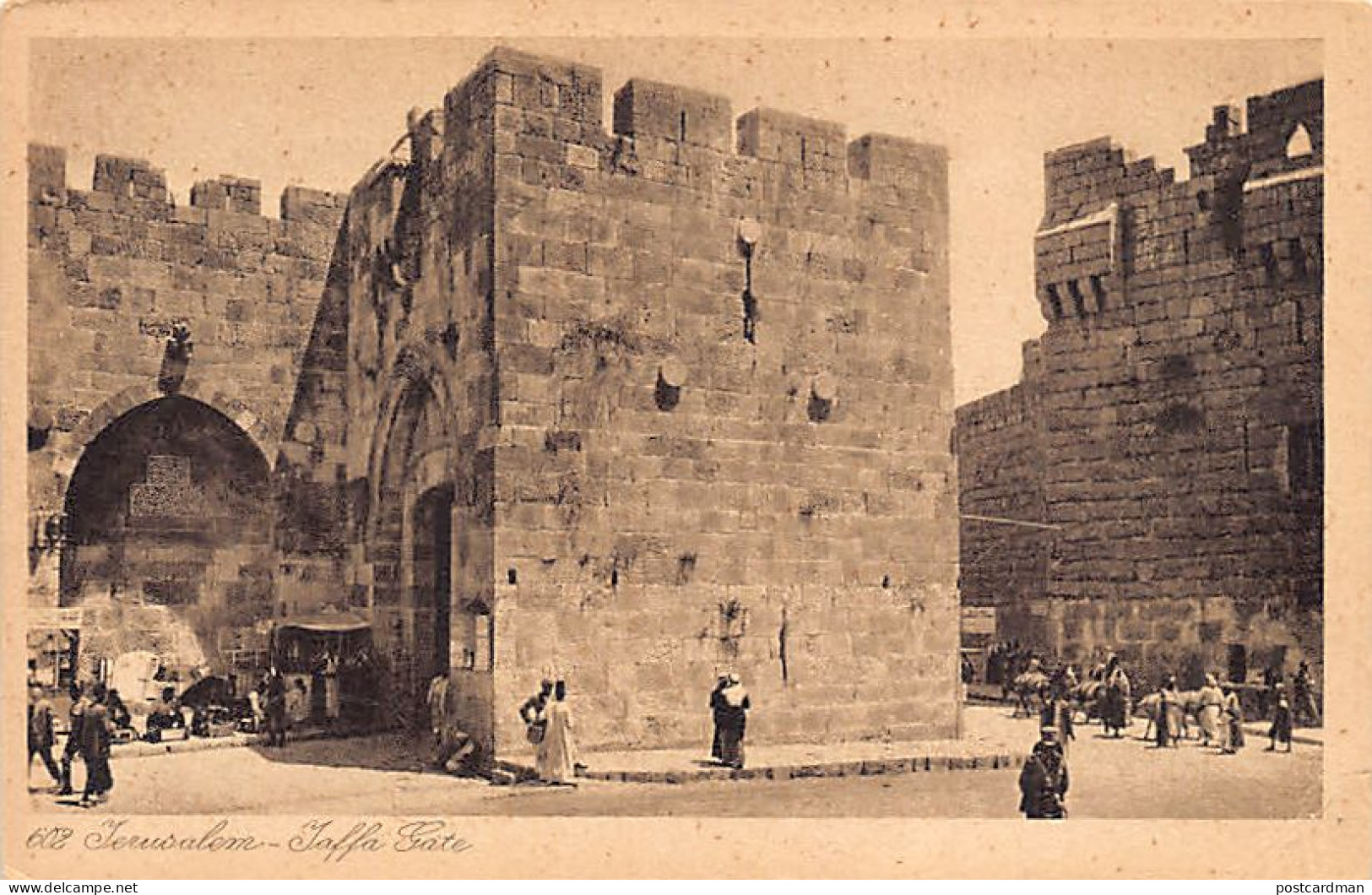 Israel - JERUSALEM - Jaffa Gate - Publ. Lehnert & Landrock 602 - Israele
