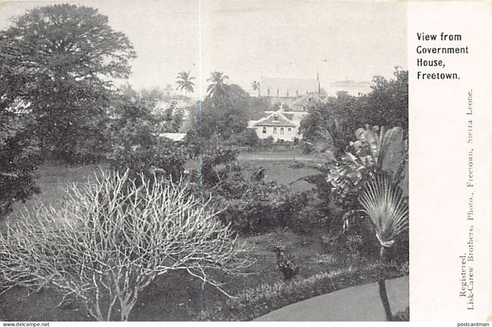 Sierra-Leone - FREETOWN - View From Government House - Publ. Lisk-Carew Brothers  - Sierra Leone