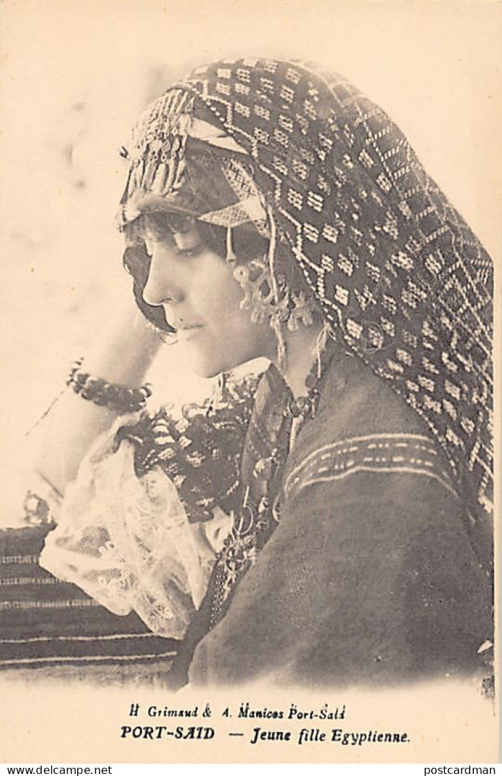 EGYPT - Port-Said - Young Egyptian Girl - Publ. Grimaud. - Persons