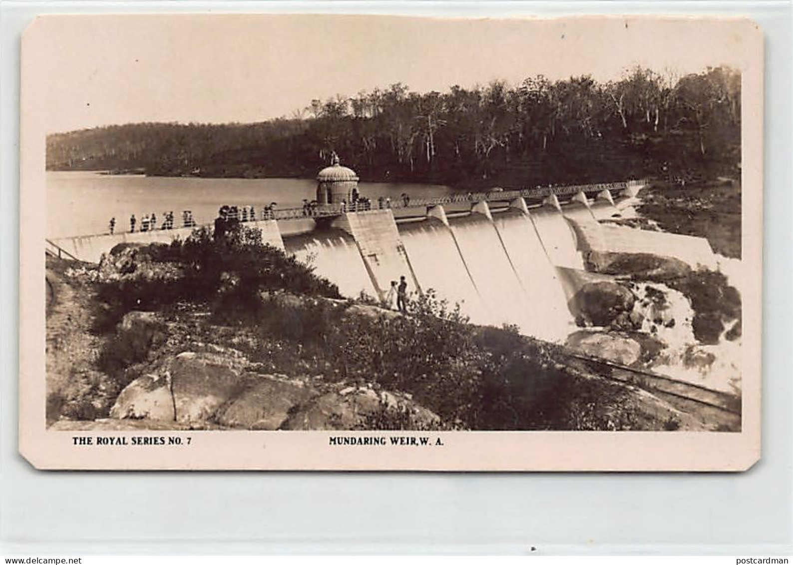 Australia - MUNDARING (WA) Dam - SEE SCANS FOR CONDITION - Publ. A. J. Ratcliffe The Royal Series 7 - Other & Unclassified