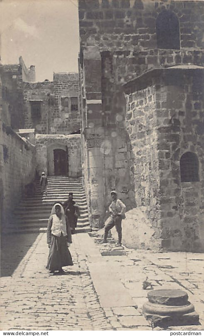 Israel - JERUSALEM - Steps To The Holy Sepulchre - REAL PHOTO - Publ. Unknown 6 - Israele