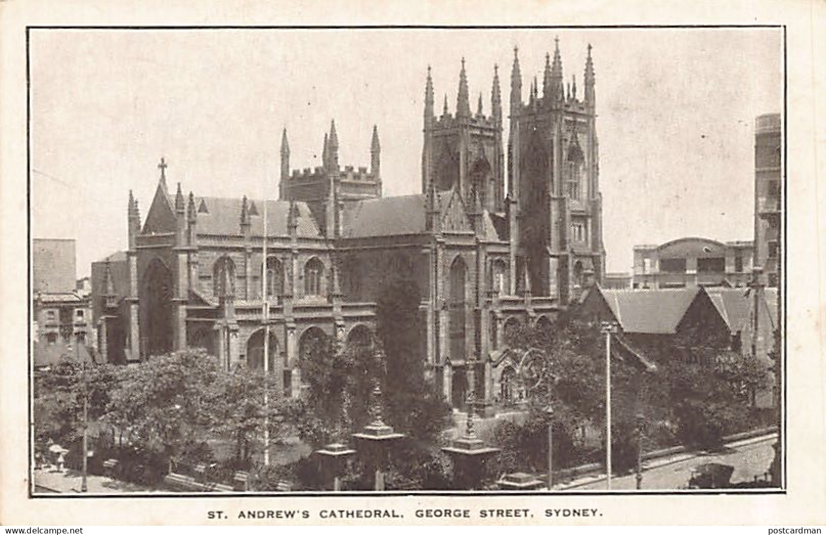 Australia - SYDNEY - St. Andrew's Cathedral, George Street - Publ. H. Phillips  - Sydney