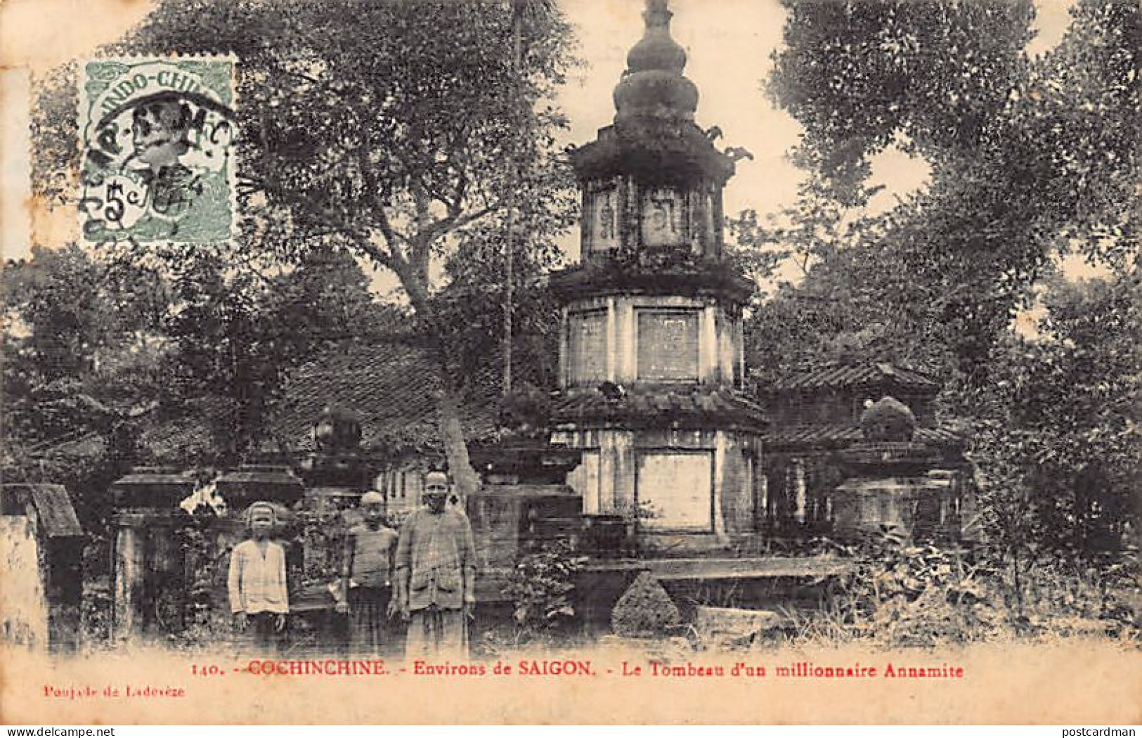 Viet-Nam - Environs De Saigon - Le Tombau D'un Millionnaire Annamite - Ed. Poujade De Ladevèze 140 - Viêt-Nam