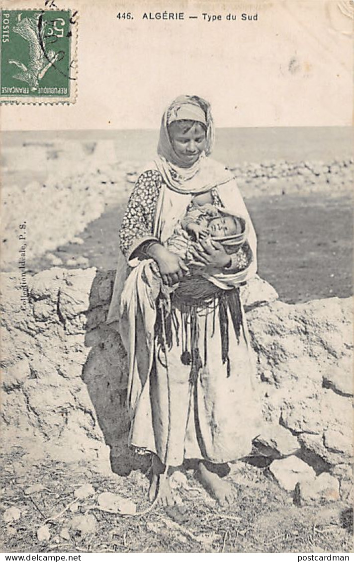 Algérie - Type Du Sud - Femme Et Son Enfant - Ed. Collection Idéale P.S.446 - Vrouwen