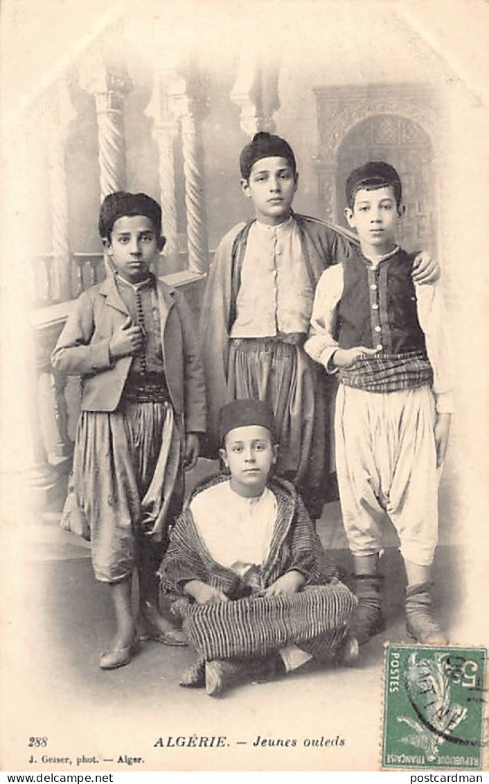 Algérie - Jeunes Ouleds (enfants) - Ed. J. Geiser 288 - Kinderen