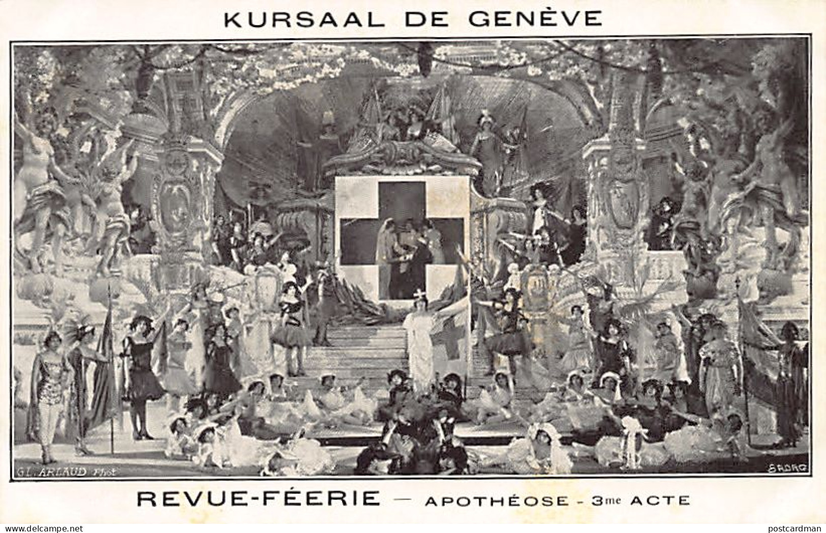 GENÈVE - Kursaal - Revue-Féérie - Apothéose 3ème Acte - Ed. Arlaud  - Genève