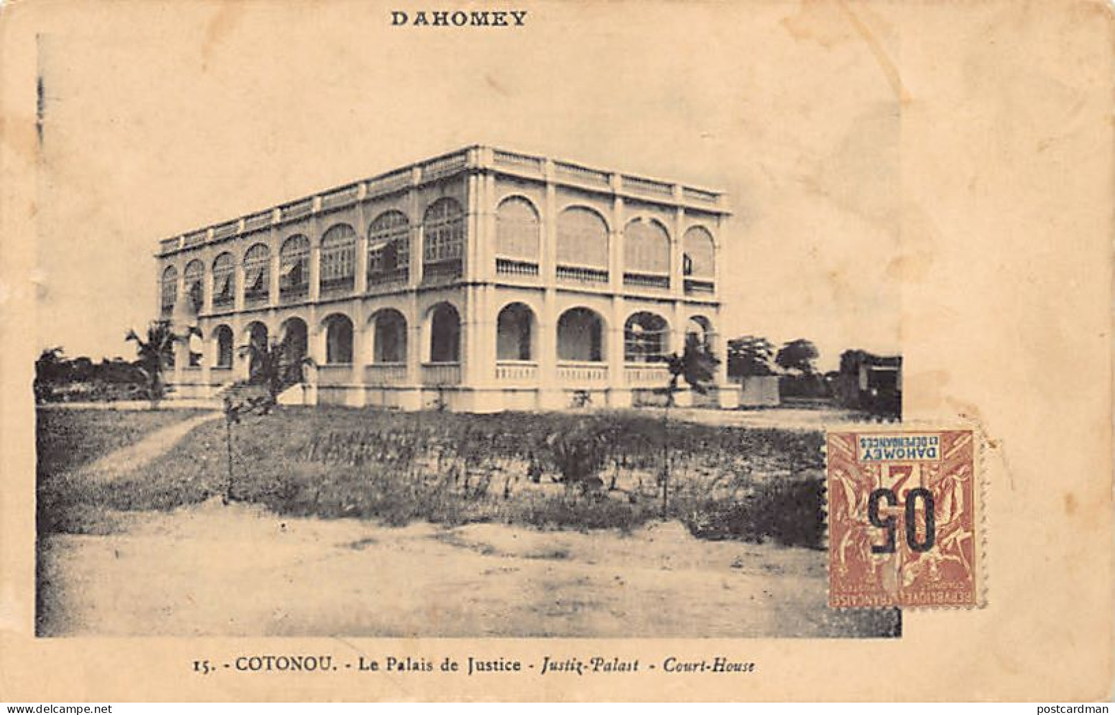 Bénin - COTONOU - Le Palais De Justice - Ed. Société Des Missions Africaines 15 - Benin