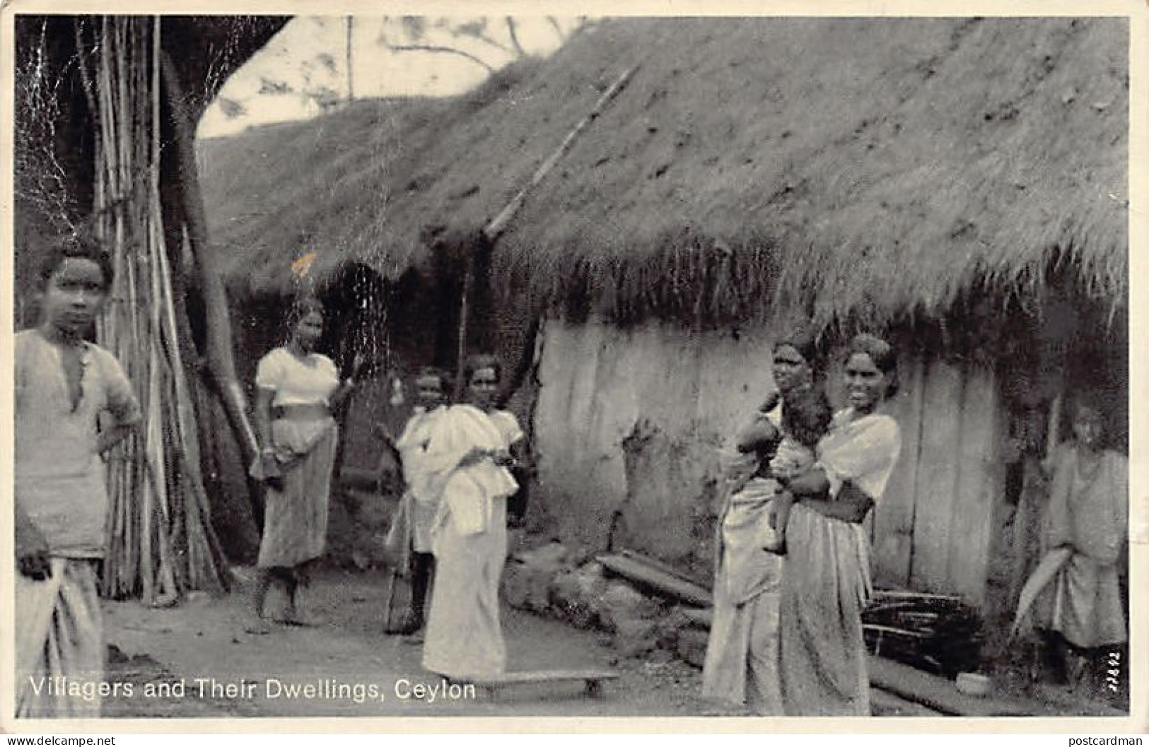 Sri Lanka - Villagers And Their Dwellings - Publ. The Amateur Photographic Co. 24 - Sri Lanka (Ceylon)