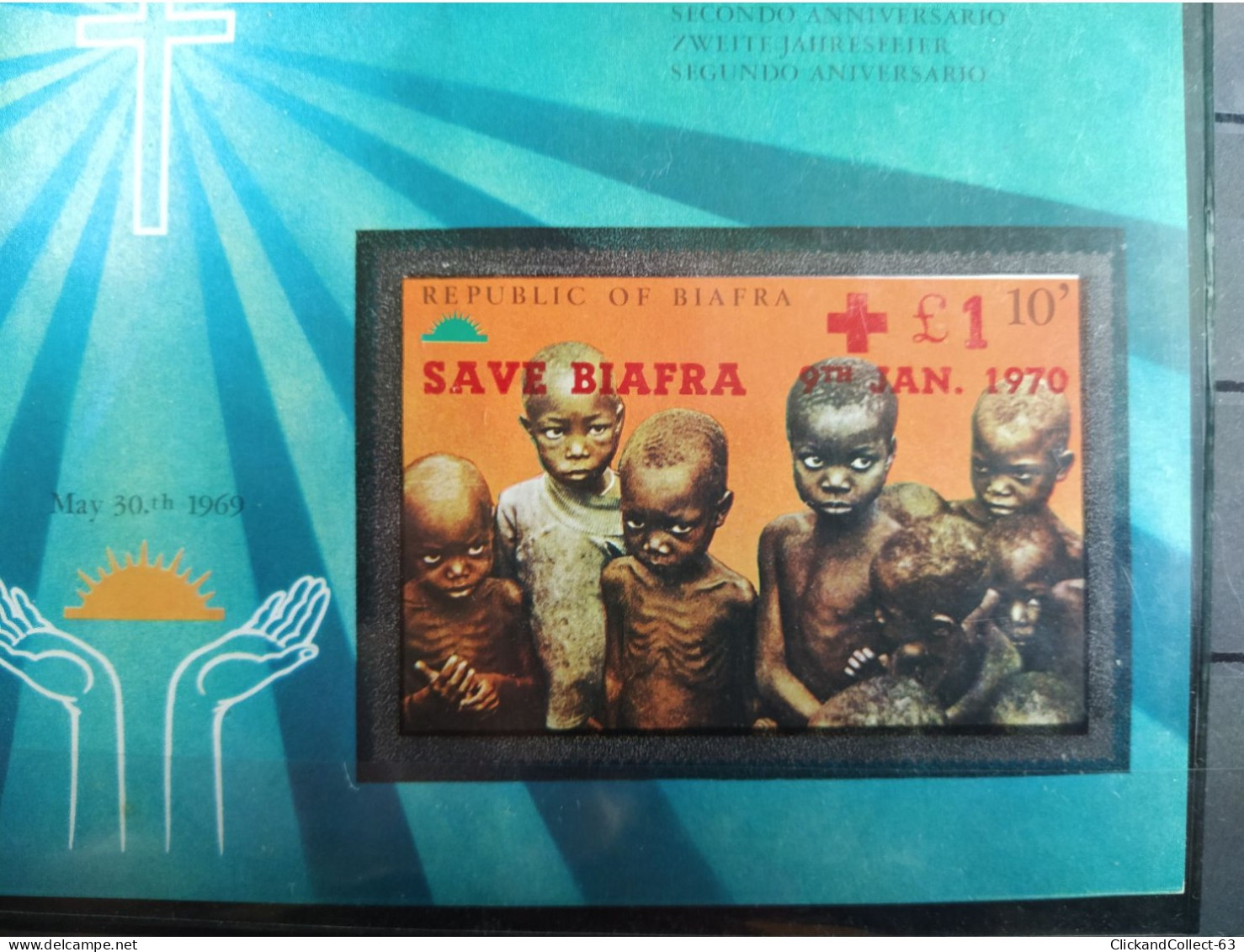 BIAFRA Série 8 Timbre + Bloc 4 Neuf** MNH 1970 - Altri - Africa