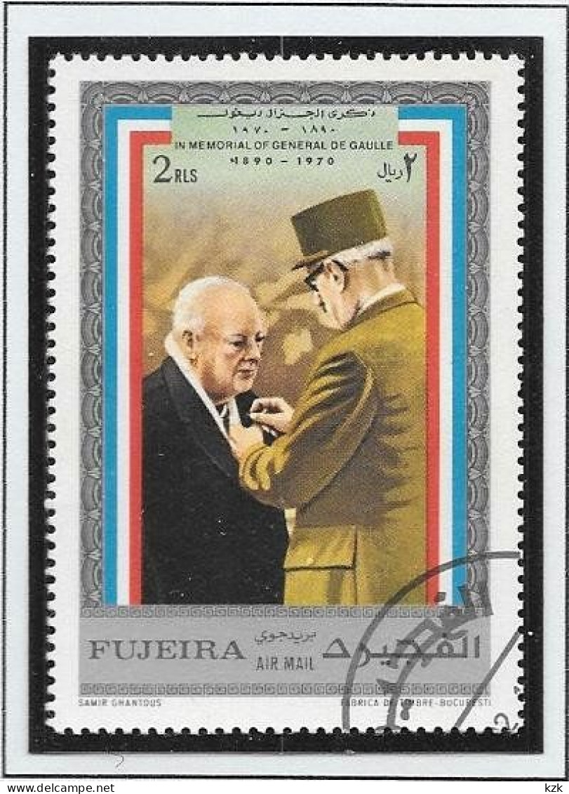 08	15 085		Émirats Arabes Unis - FUJEIRA - De Gaulle (General)