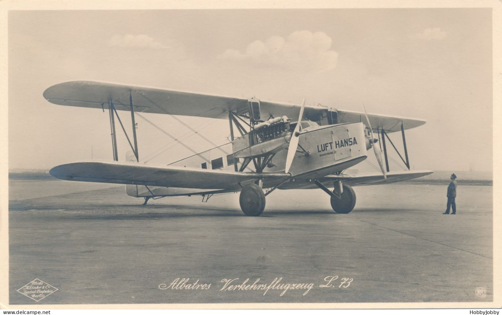 Albatross Verkehrflugzeug L 72  - NB! PHOTO --  2 Führer.  8 Fluggäste - NB! Infozeite Nichts Inkludiert - Tempelhof