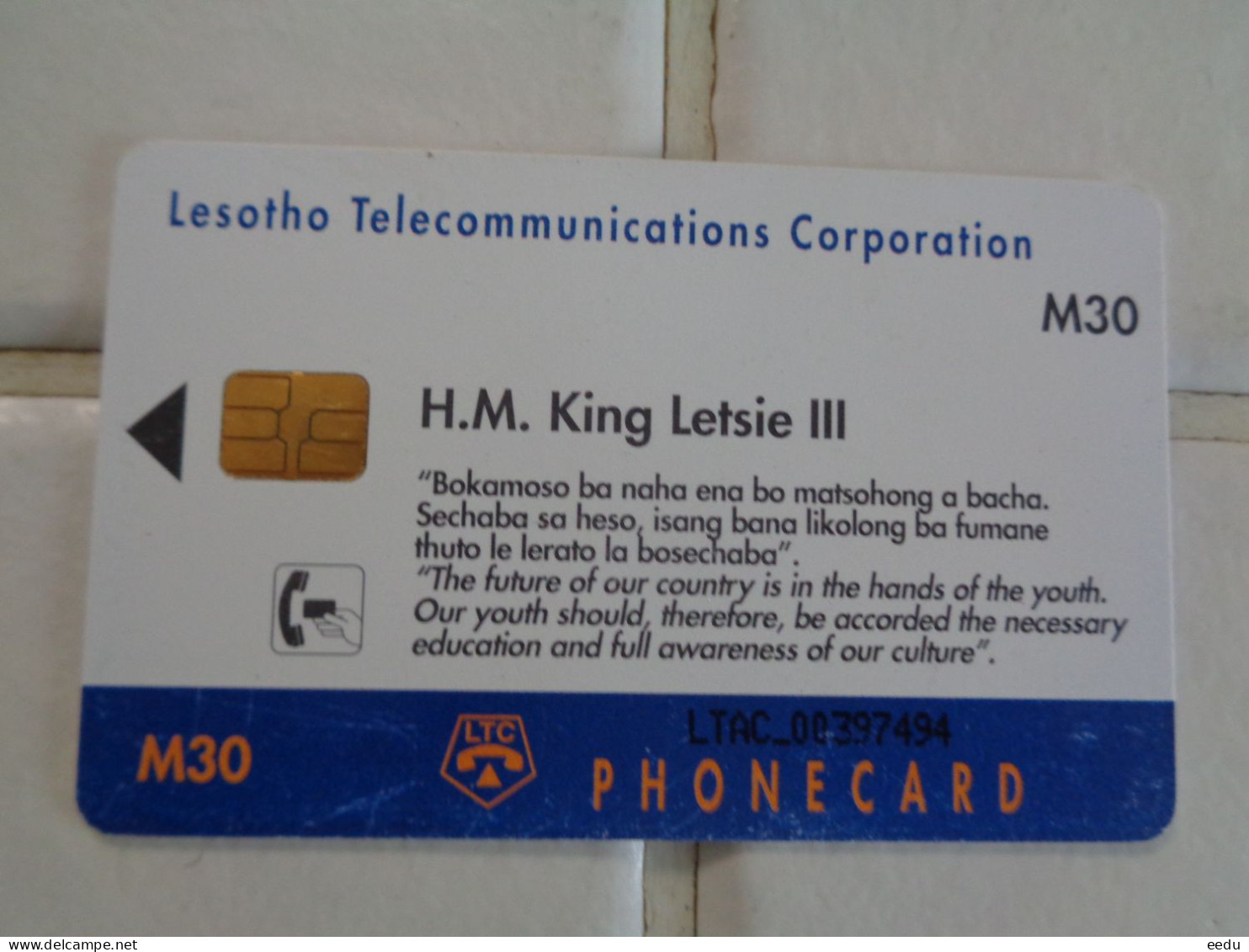 Lesotho Phonecard - Lesotho