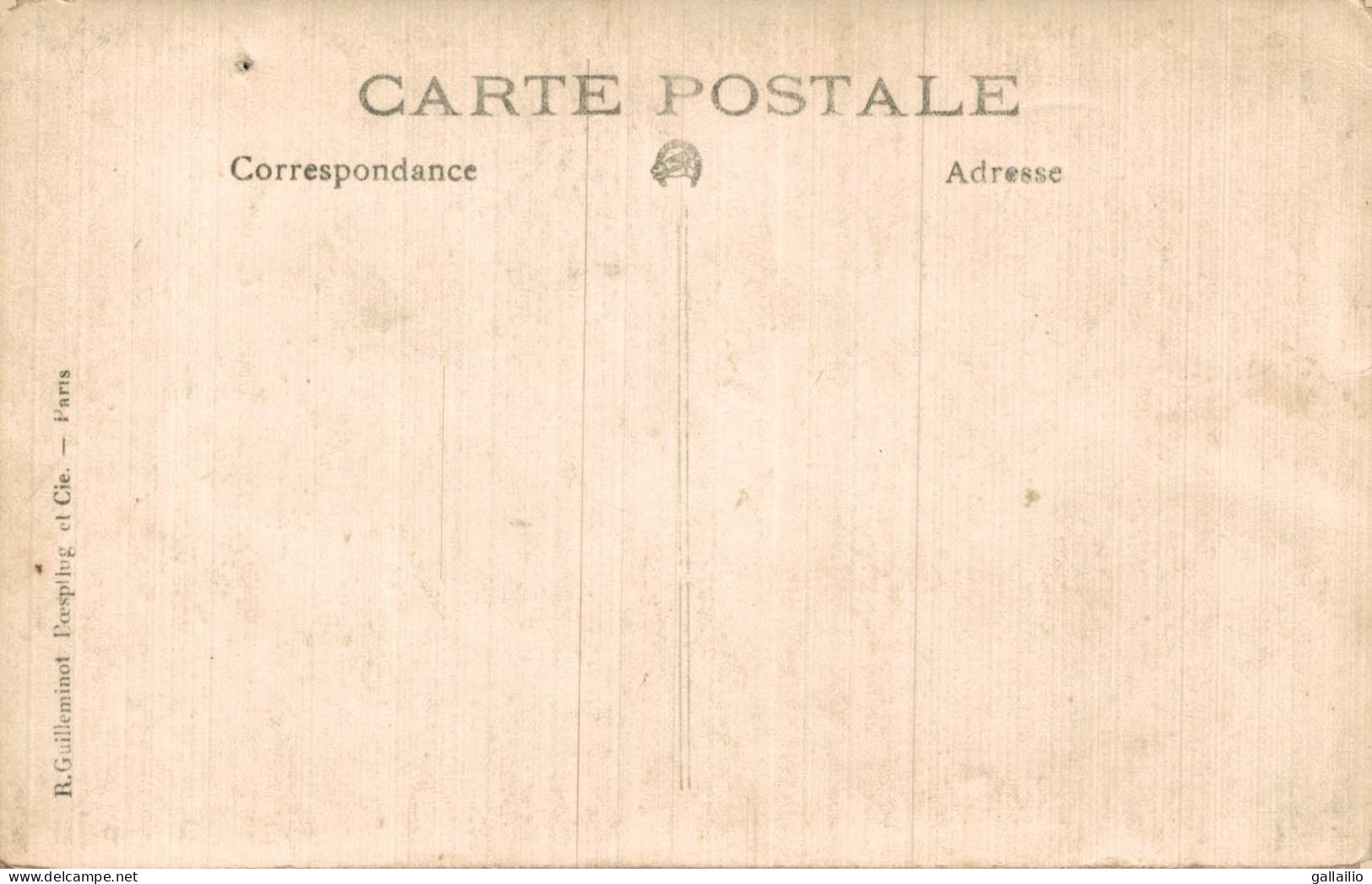 CARTE PHOTO DEPART D'UN COMBATTANT A SON POSTE DE LIAISON 1914 - Guerre 1914-18