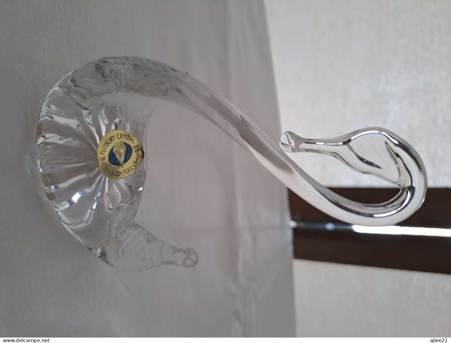 Cygne En Cristal. Tutbury Chrystal. - Verre & Cristal