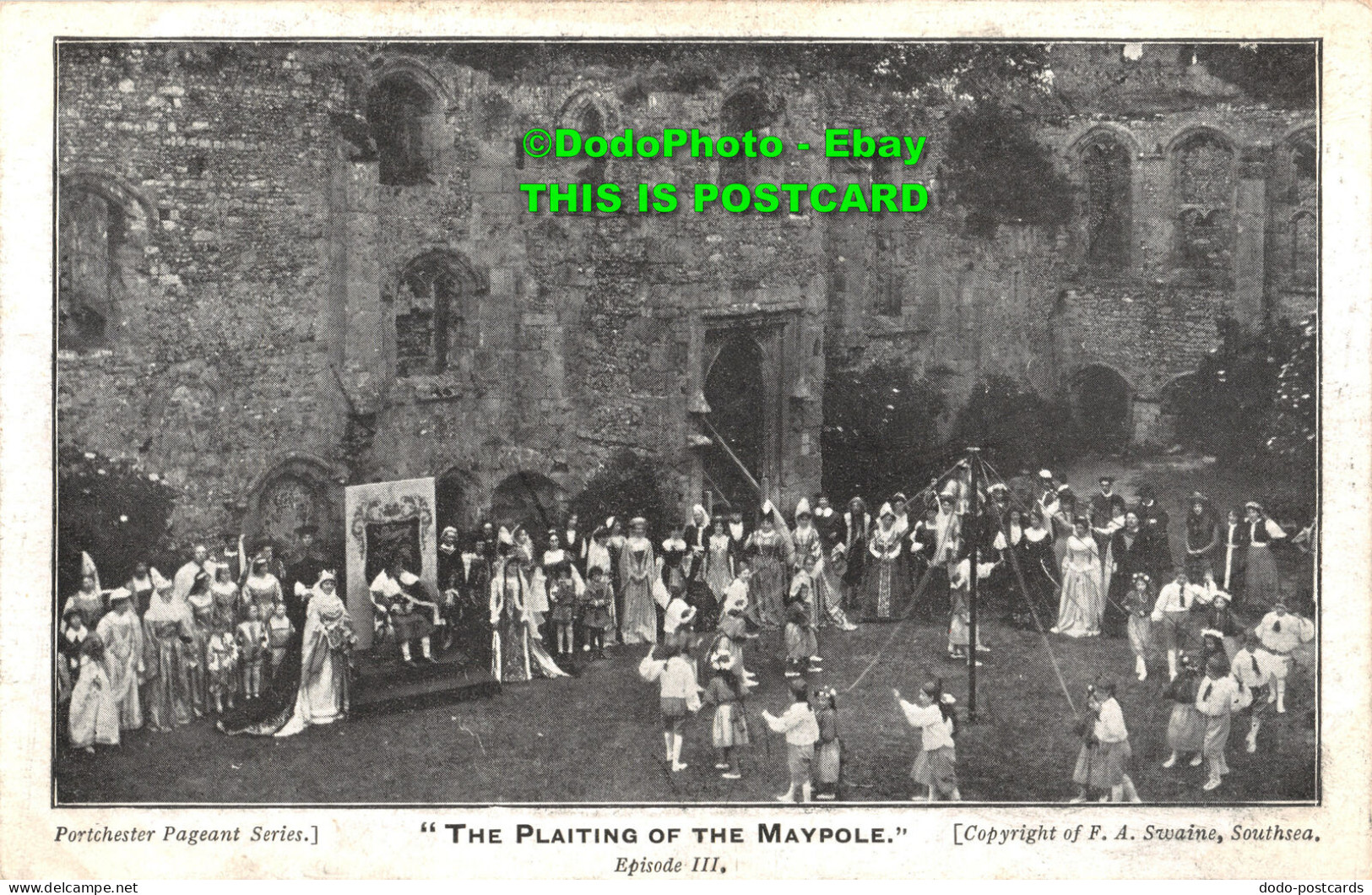 R405155 The Plaiting Of The Maypole. Episode III. F. A. Swaine. Portchester Page - Mondo