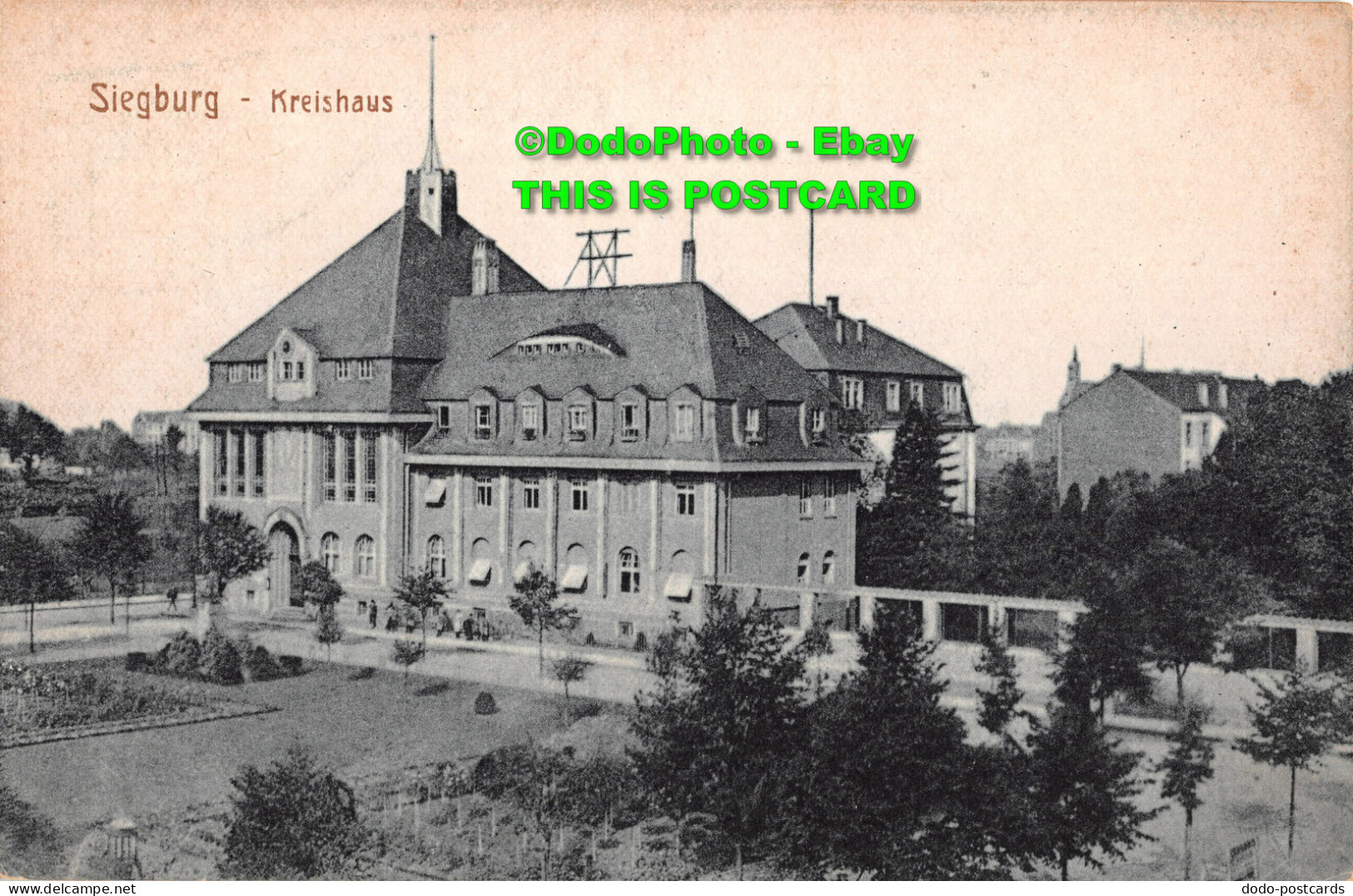 R405453 Siegburg. Kreishaus. G. M. B. H. Postcard - Mondo