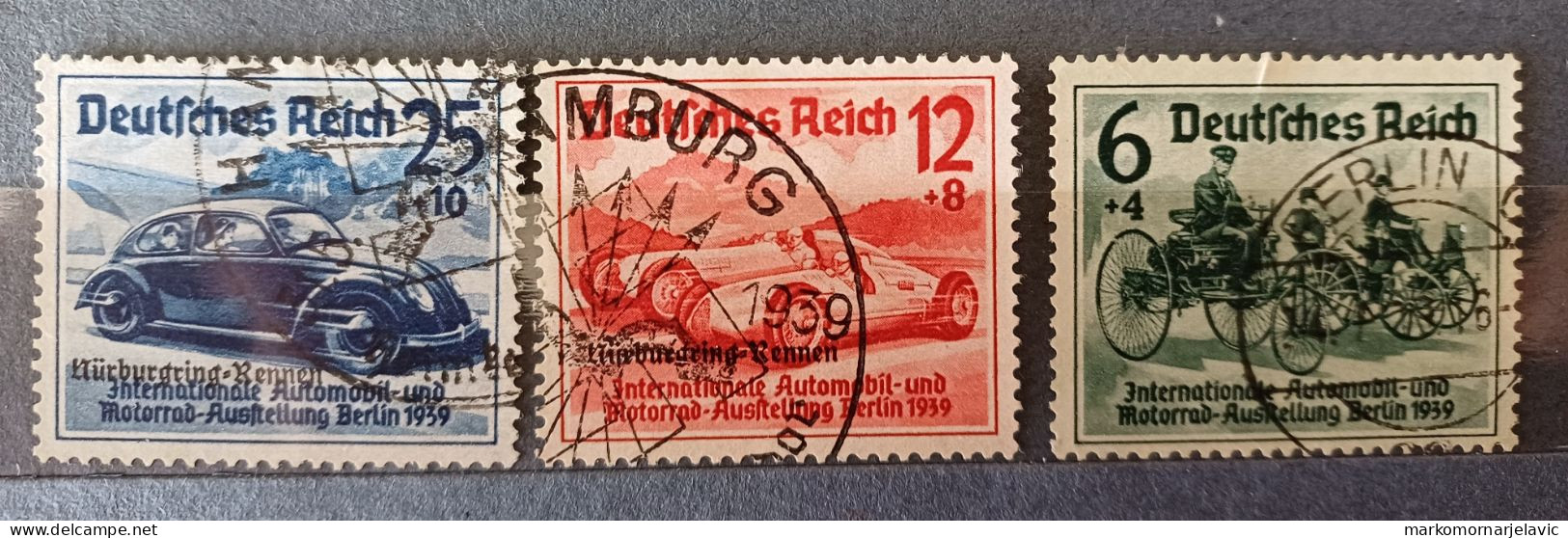Third Reich: Automobile Exhibition, 1939. - Oblitérés