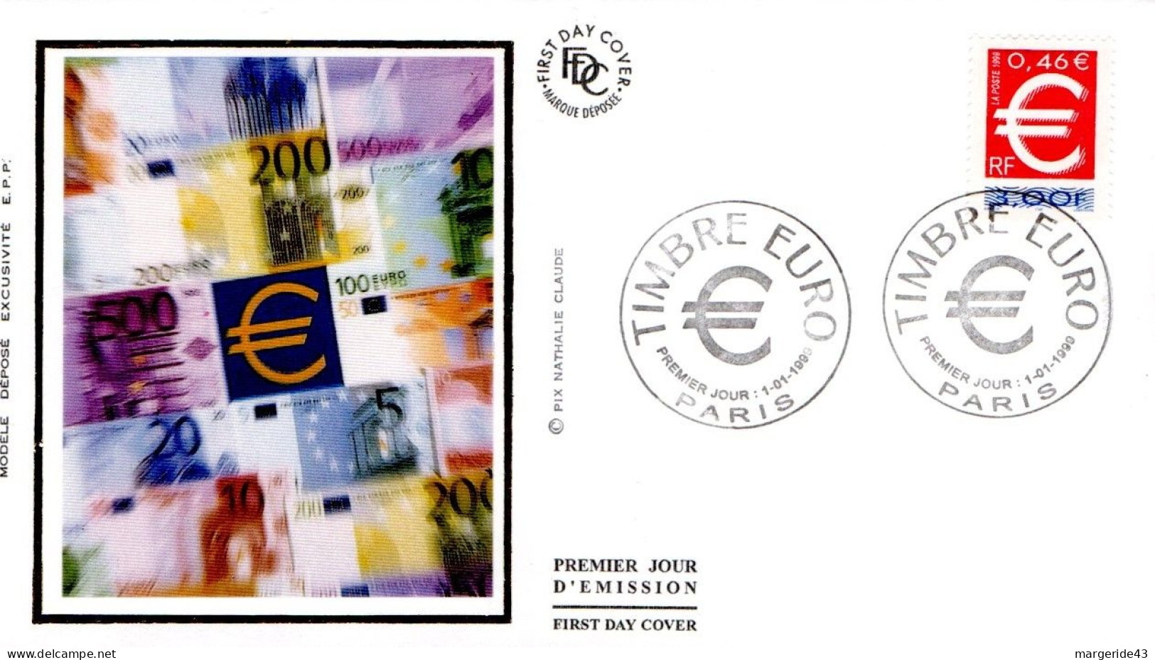 FDC 1999 TIMBRE EURO - 1990-1999
