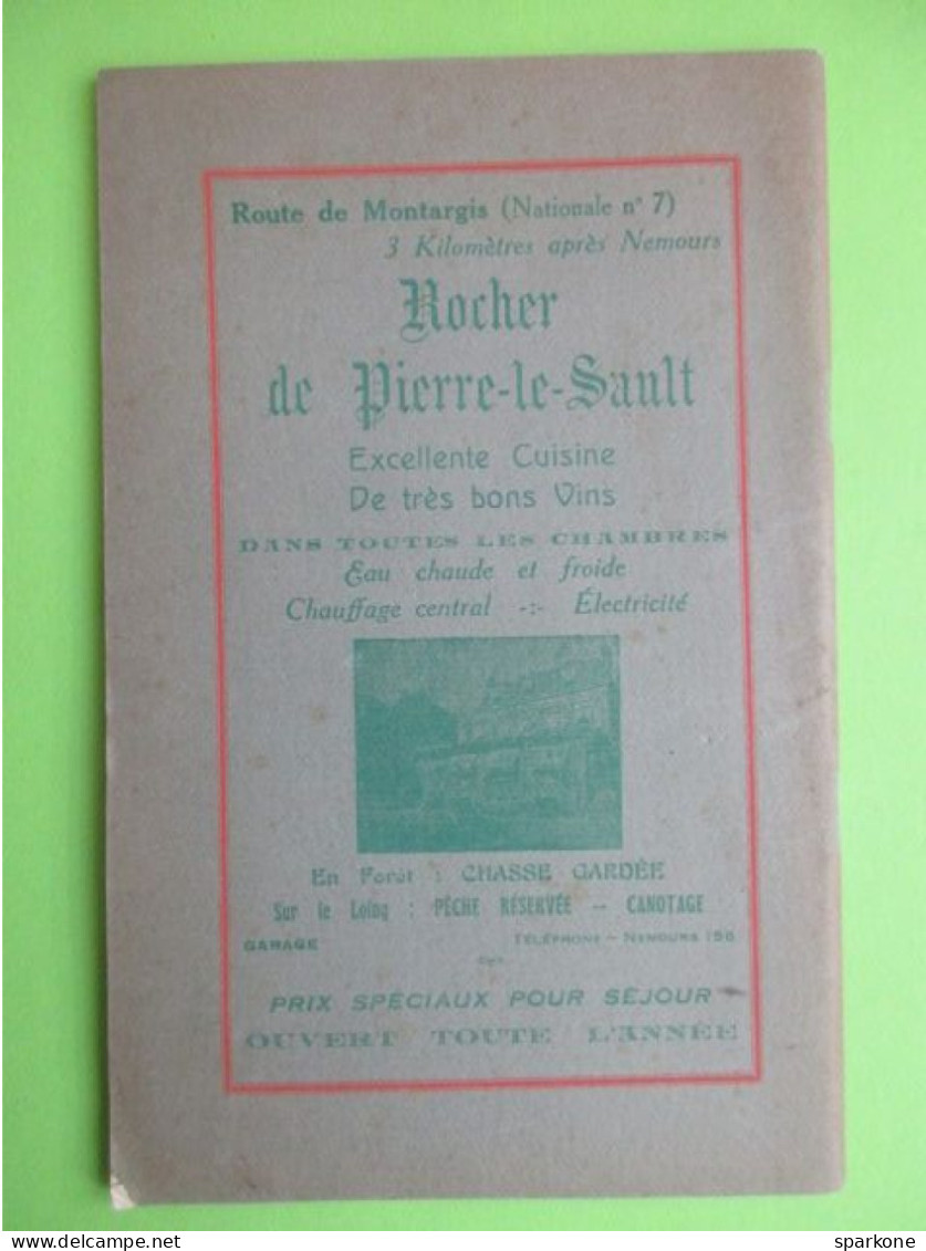 Nemours - Sa Rivière, Ses Rochers, Son Vieux Chateau - Guide De 1928 - Ile-de-France