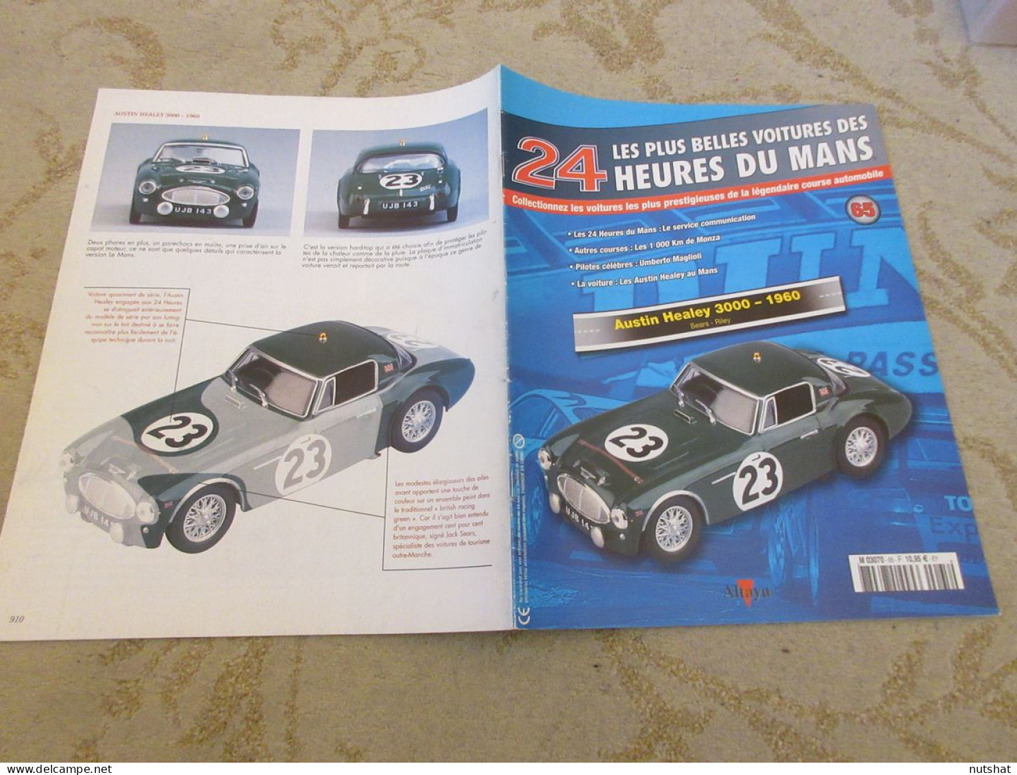 BELLES VOITURES 24h Du MANS 65 1960 AUSTIN HEALEY 3000 1000kms MONZA U. MAGLIOLI - Otros