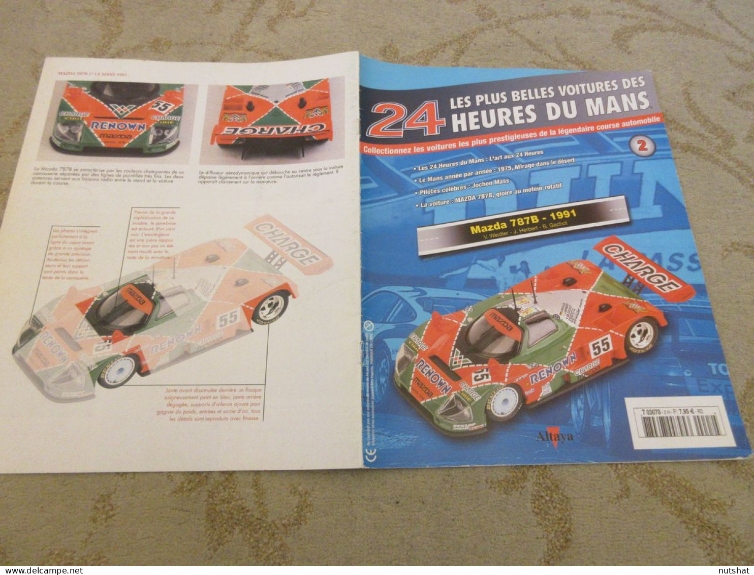 BELLES VOITURES 24h Du MANS 02 1991 MAZDA 787B HISTOIRE 1975 Jochen MASS - Otros