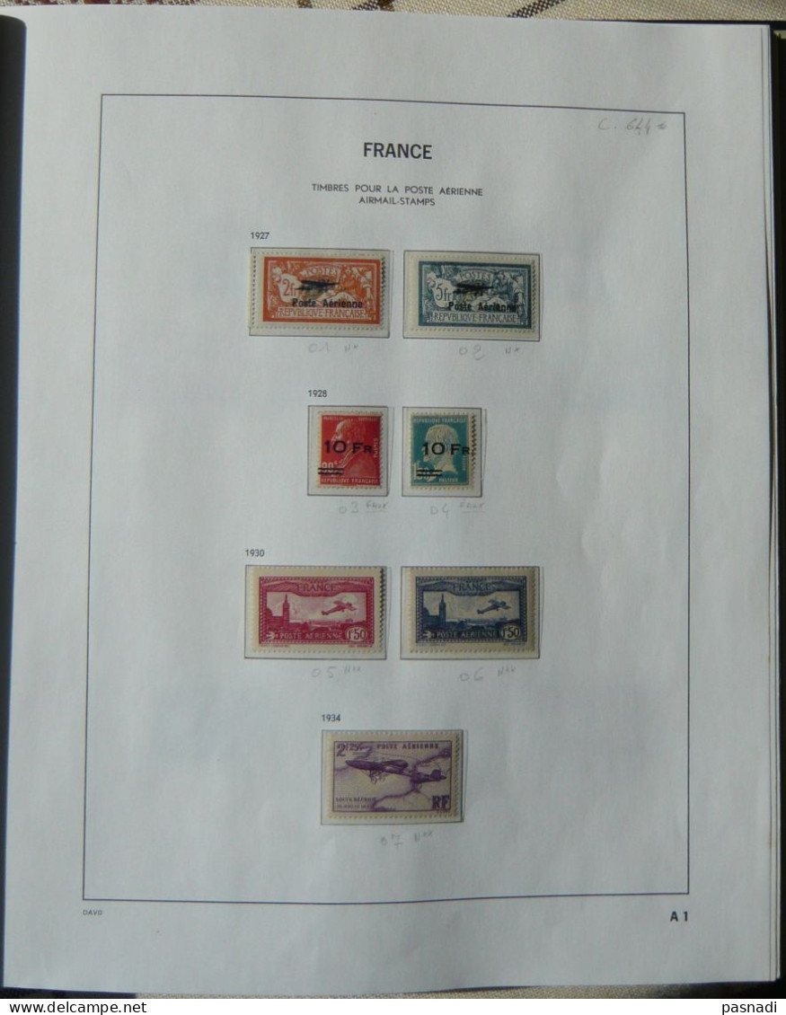 Collection De Poste Aérienne Neufs France - 1927-1959 Neufs