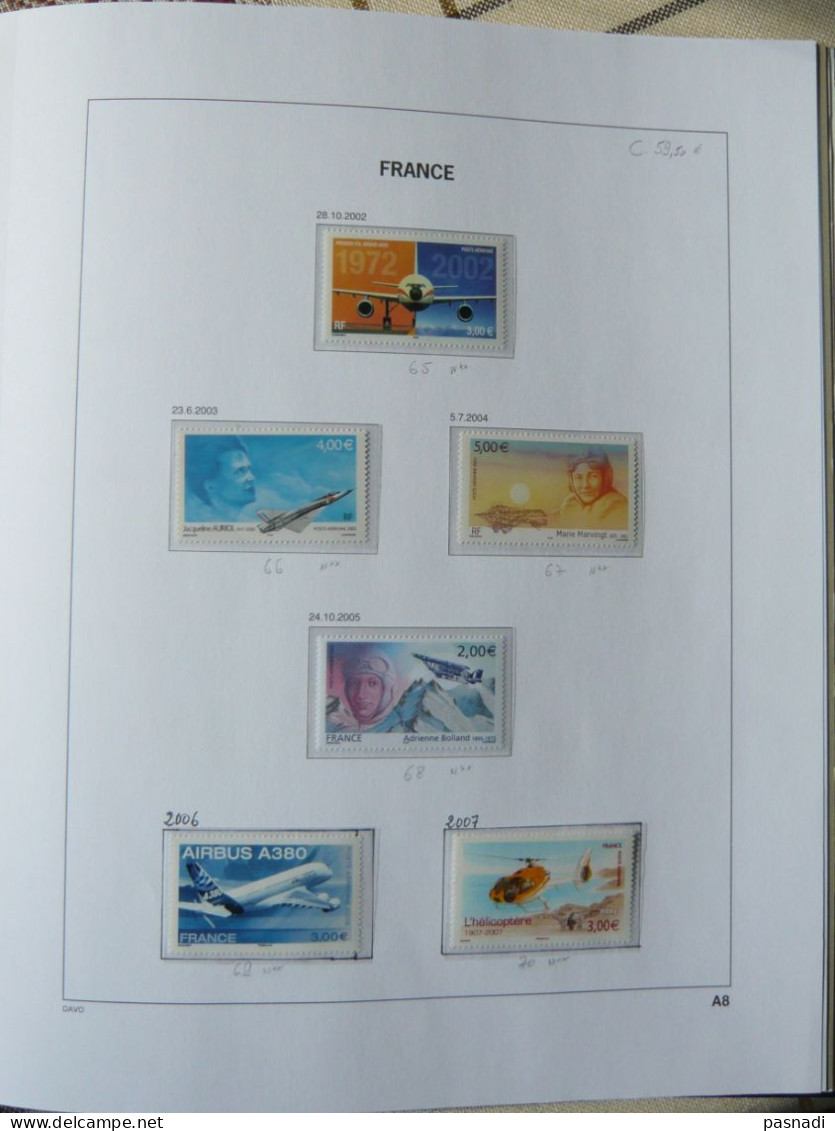 Collection de Poste Aérienne neufs France