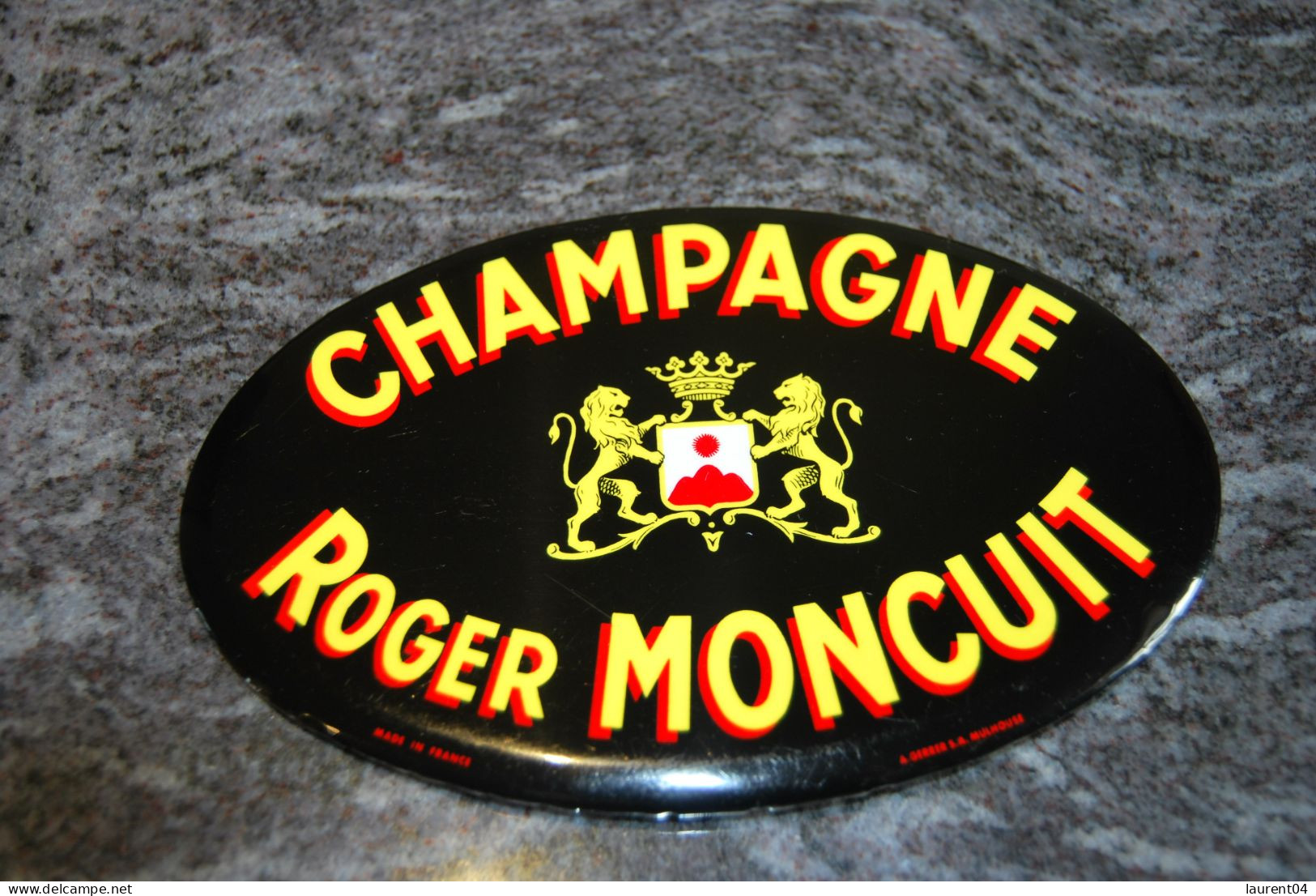 CHAMPAGNE. BRASSERIE. ROGER MONCUIT. ANCIENNE PUBLICITE. - Otros & Sin Clasificación