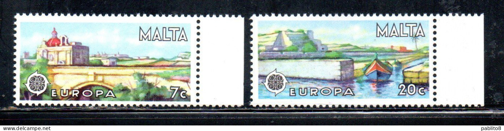 MALTA 1977 EUROPA CEPT BLOCK SHEET COMPLETE SET SERIE COMPLETA MNH - Malta