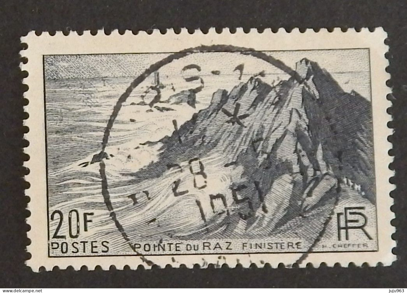 FRANCE YT 764 CAD 28-5-1951  "POINTE DU RAZ"  ANNÉE 1946 - Oblitérés