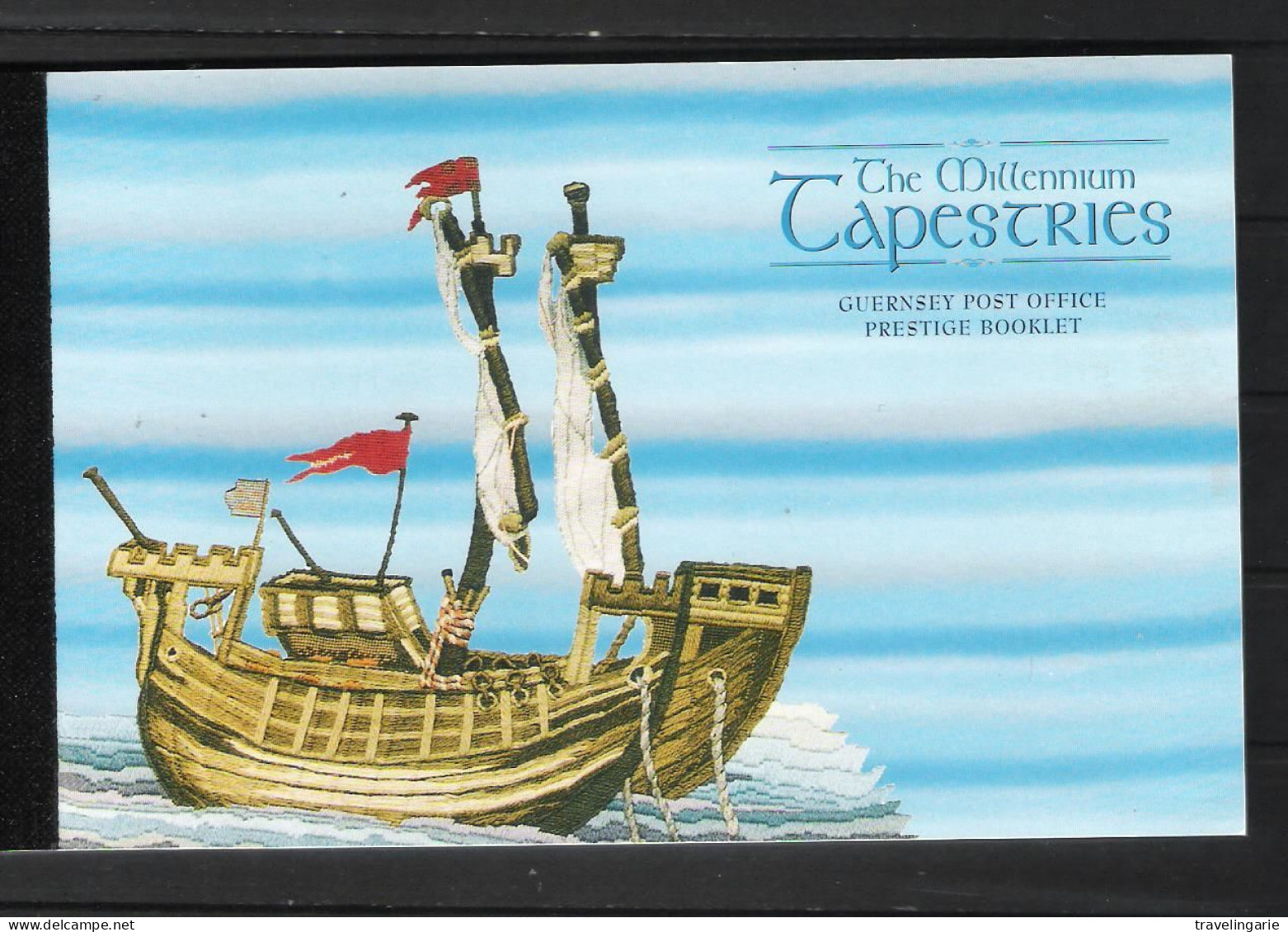 Guernsey 1998 Prestige Booklet Tapestries  Ship On Cover MNH ** - Schiffahrt