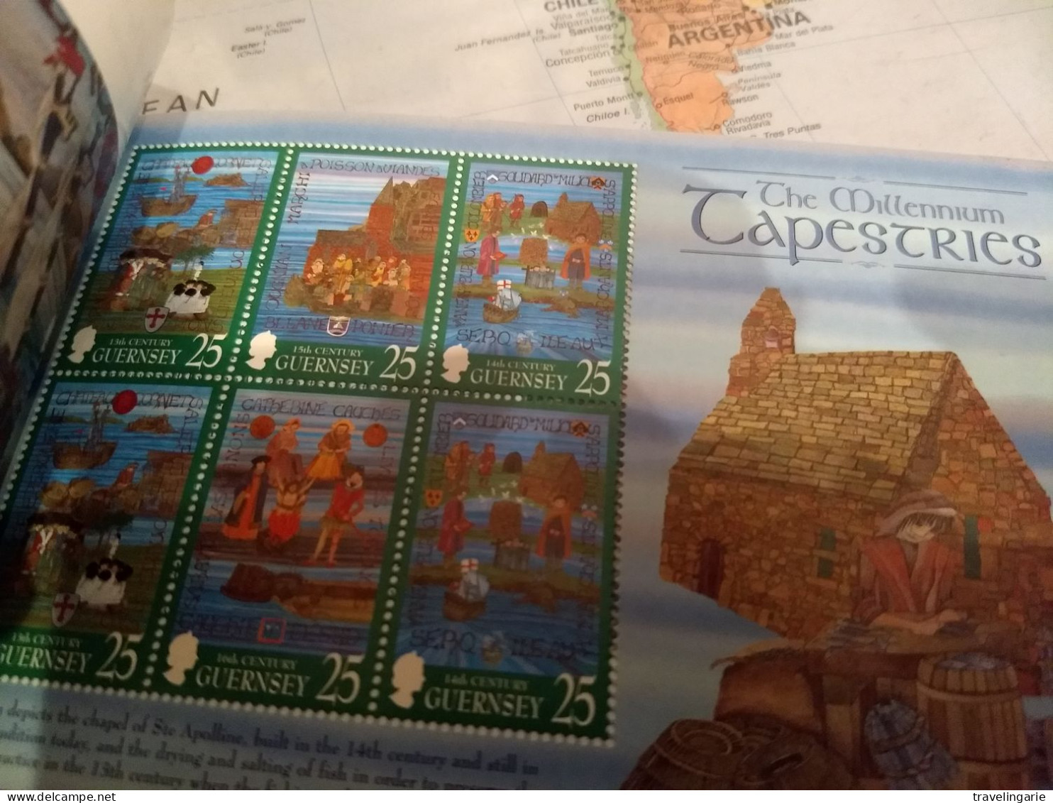 Guernsey 1998 Prestige Booklet Tapestries  Ship On Cover MNH ** - Marittimi