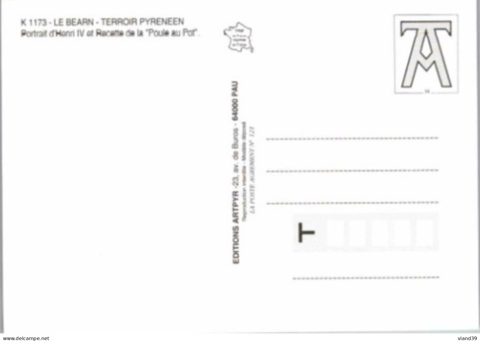 LA POULE AU POT  -    Recettes De Cuisine  - CPM - Voir Scannes Recto-Verso - Recepten (kook)