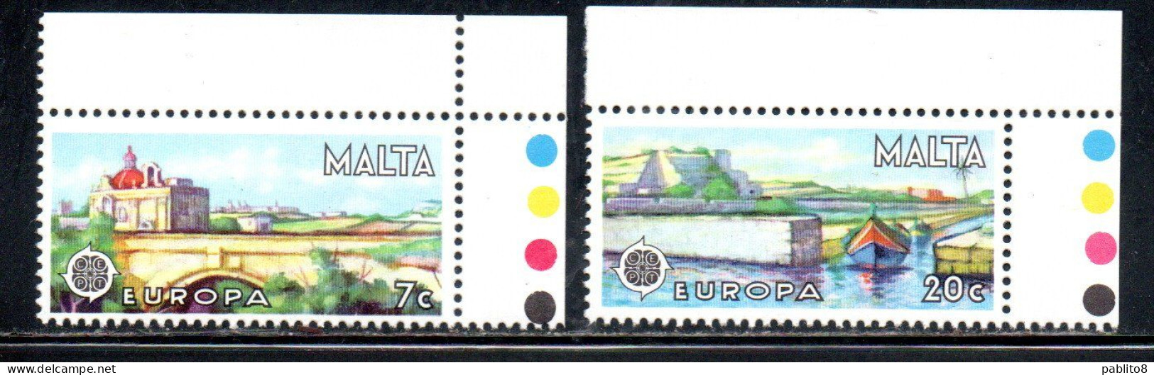 MALTA 1977 EUROPA CEPT BLOCK SHEET COMPLETE SET SERIE COMPLETA MNH - Malta