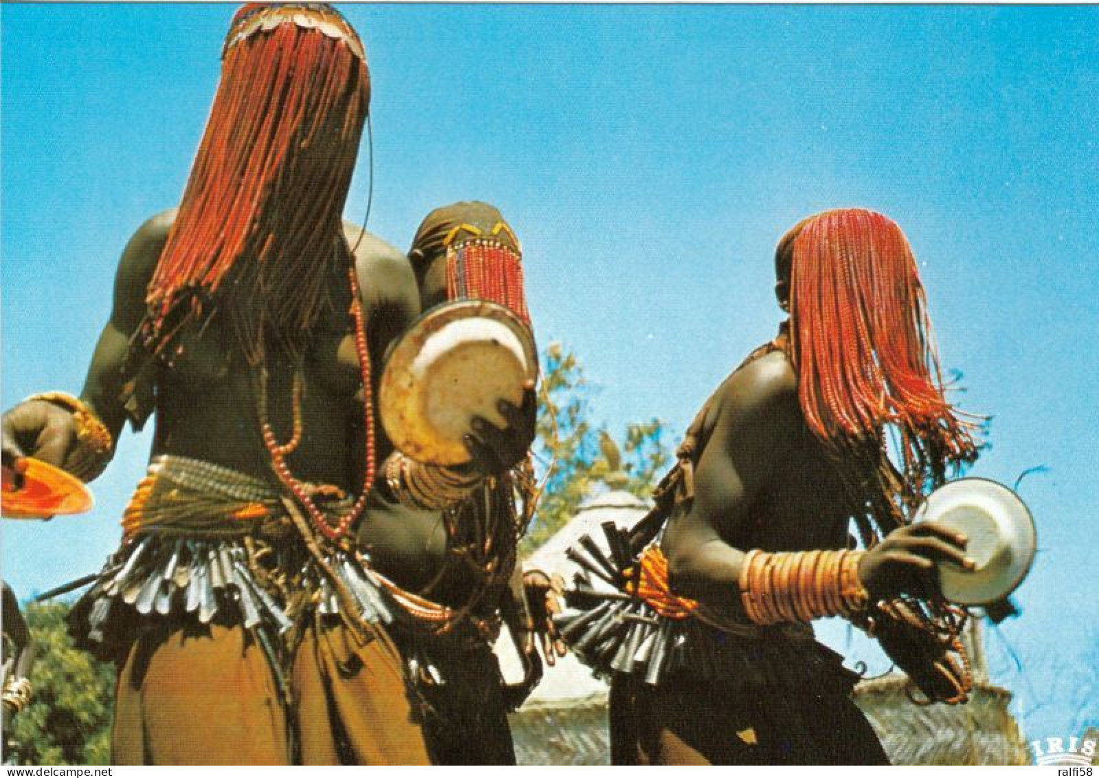 1 AK Tschad / République Du Tchad * Ritualtanz Beschnittener Mädchen * Danse Rituelle Des Filles Excisées - IRIS Karte * - Tschad