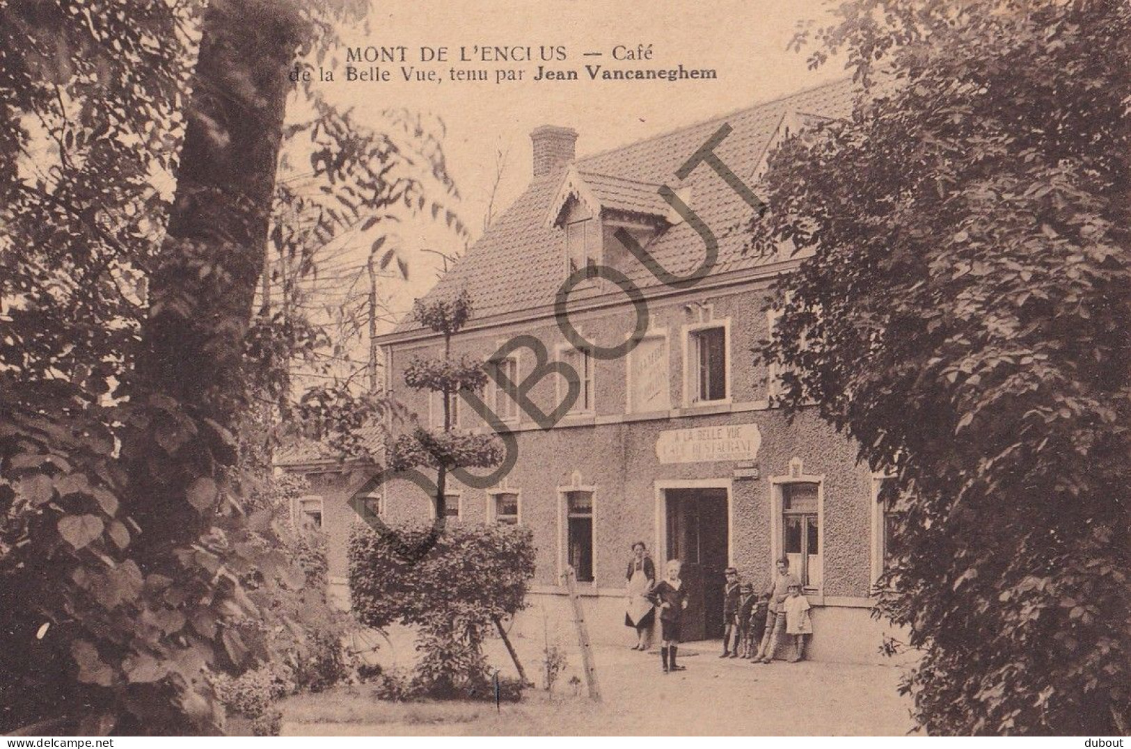 Postkaart - Carte Postale - Mont De L'Enclus - Café De La Belle Vue, J. Vancaneghem (C5833) - Kluisbergen