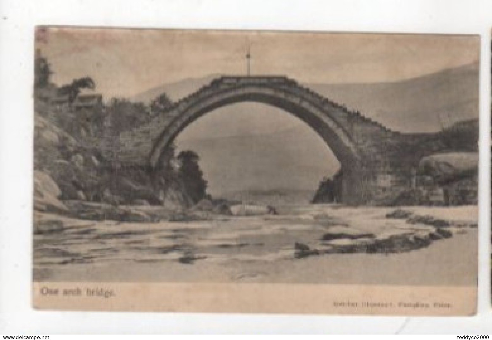 CHUNGKING One Arc Bridge Indochine Postage - Chine