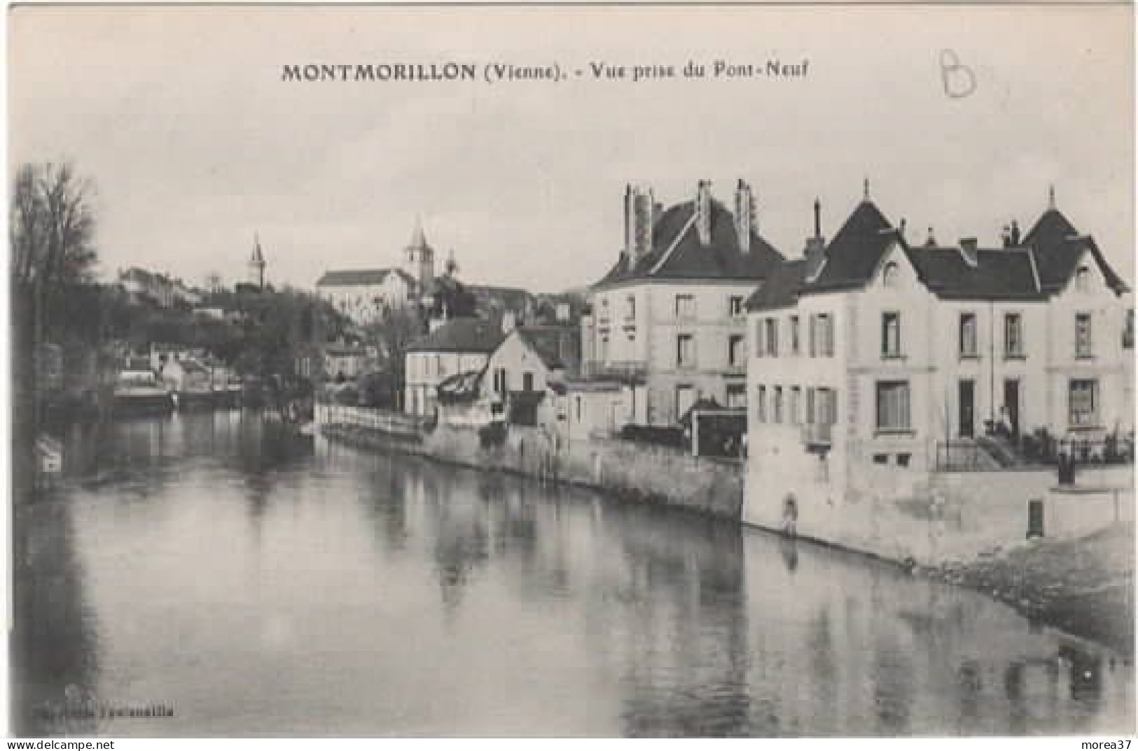 MONTMORILLON  Vue Prise Du Pont Neuf - Montmorillon