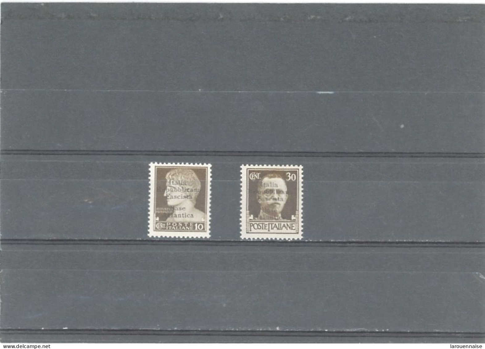 FRANCE - TIMBRES DE GUERRE -BASE NAVALE ITALIENNE DE BORDEAUX -N°1 +N°5  -N* - Oorlogszegels