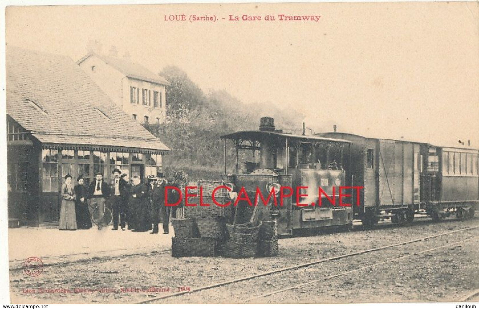 72 // LOUE   La Gare Du Tramway  - Loue