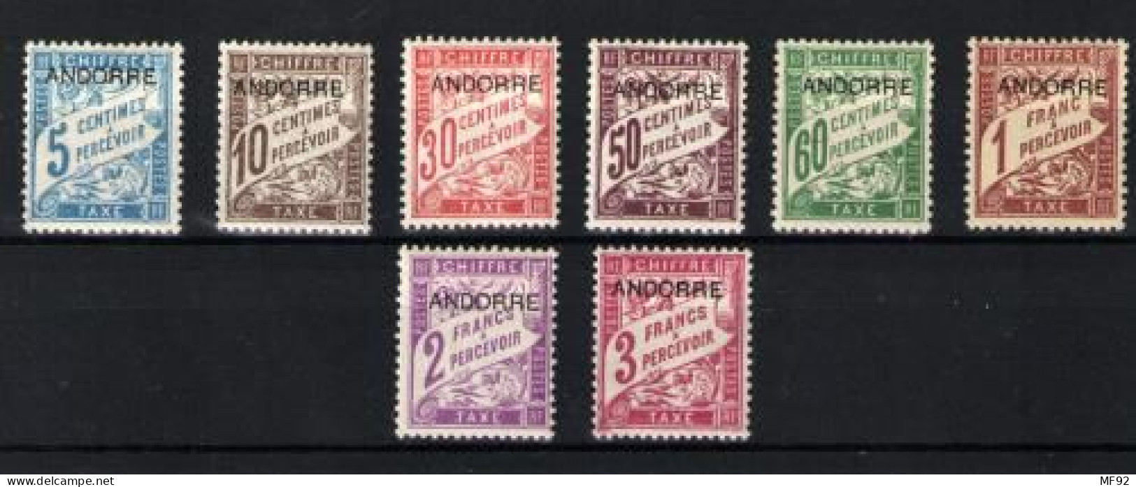 Andorra Francesa (Tasas) Nº 1/8 - Andere & Zonder Classificatie